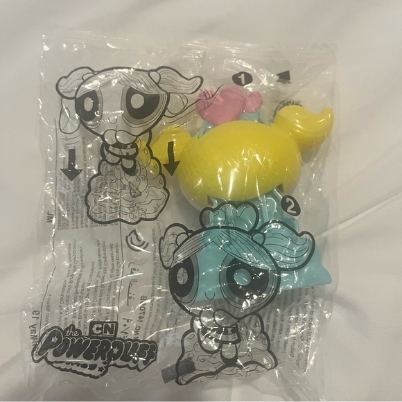 Powerpuff Girls Bubbles Cartoon Network Burger King Kids Meal Toy - Picture 2 of 3